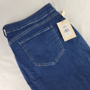 NYDJ Marilyn Straight Jeans Dark Wash Size 24W Lift Tuck Comfort Denim NEW